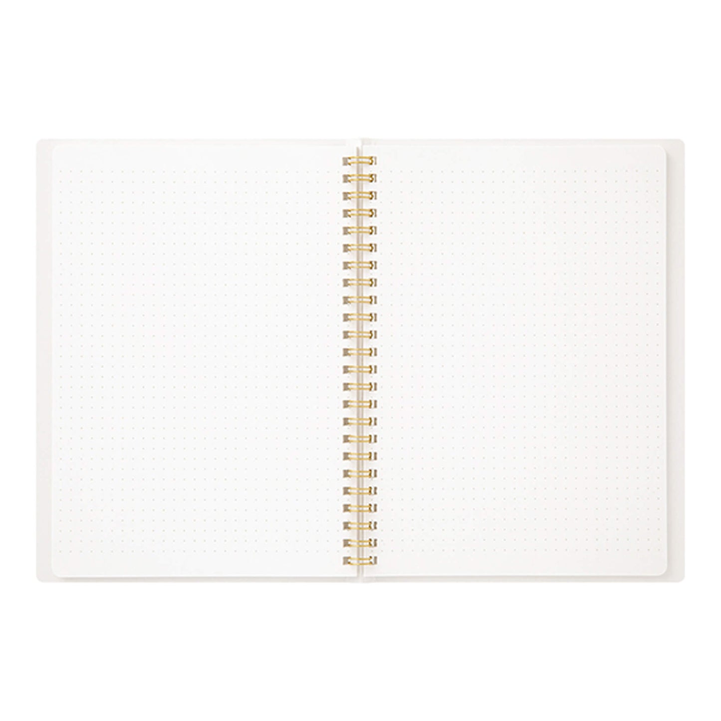 Midori Color Dot Ring Notebook A5 Dotted White - Notebooks