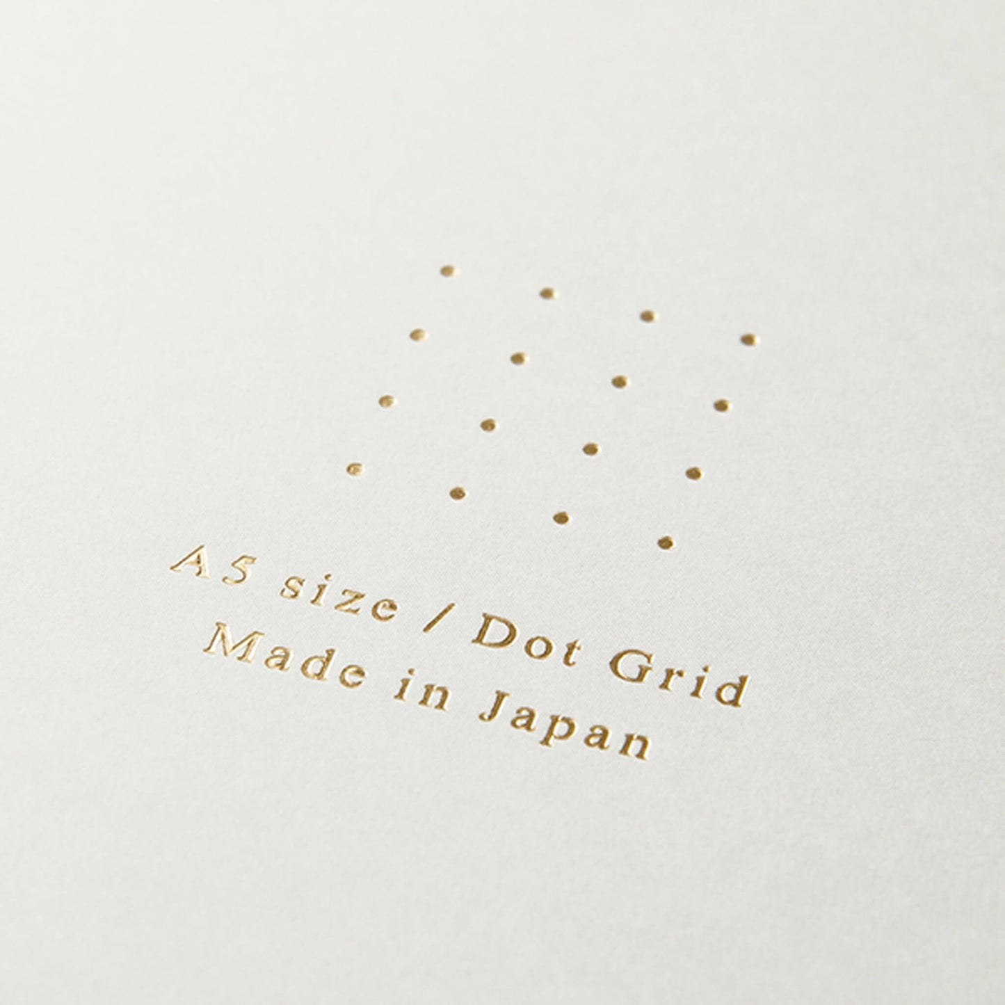 Midori Color Dot Ring Notebook A5 Dotted White - Notebooks