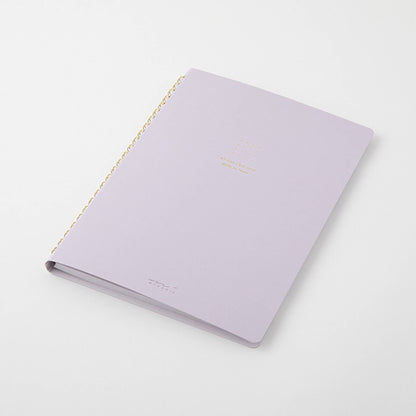 Midori Color Dot Ring Notebook A5 - Purple - Notebooks