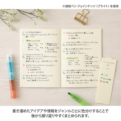 Midori Commonplace Book A6 - White - Notebooks