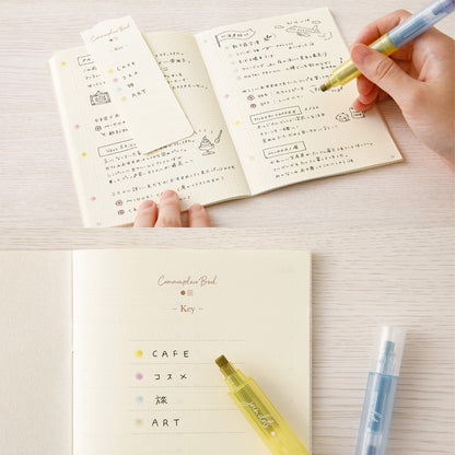 Midori Commonplace Book A6 - White - Notebooks