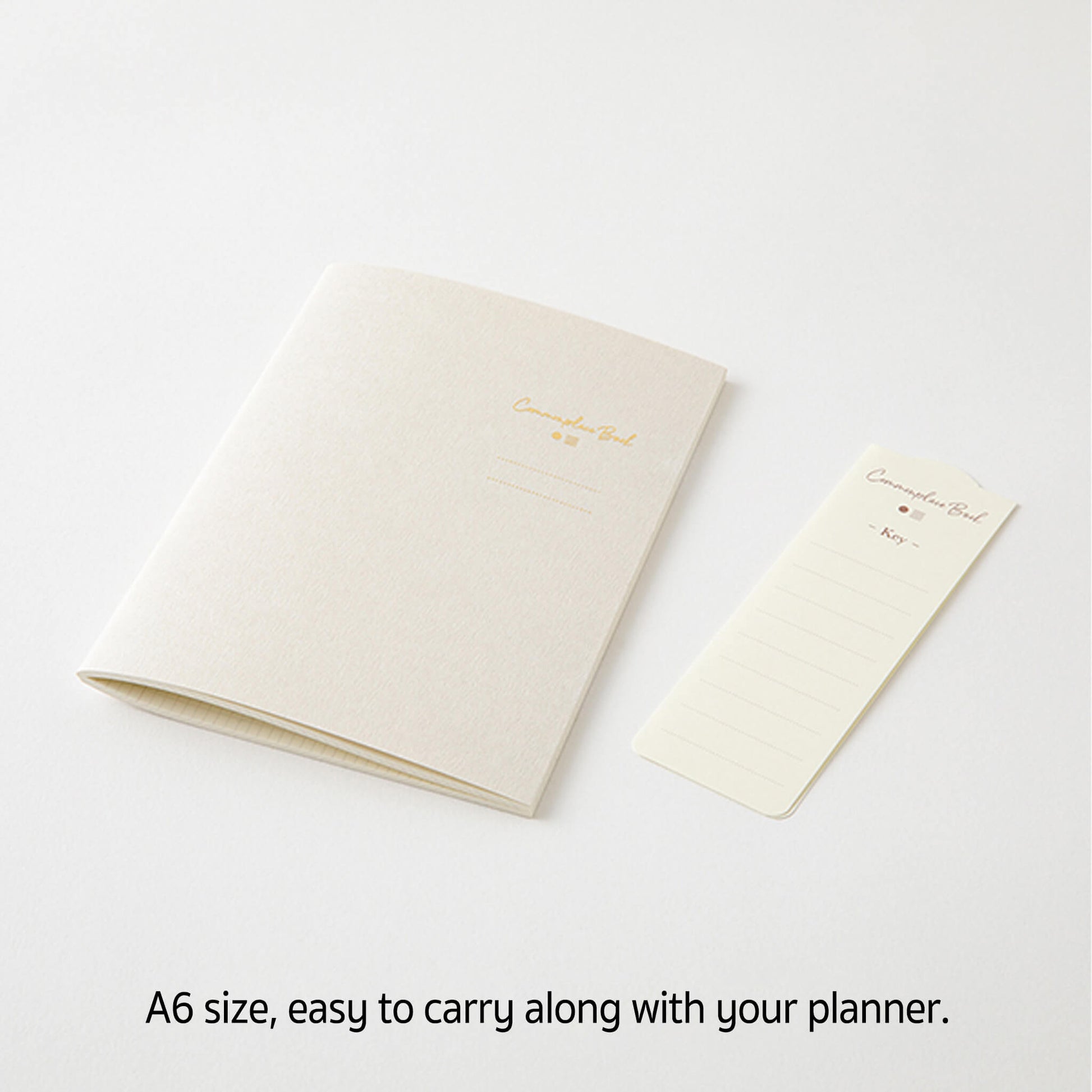 Midori Commonplace Book A6 - White - Notebooks