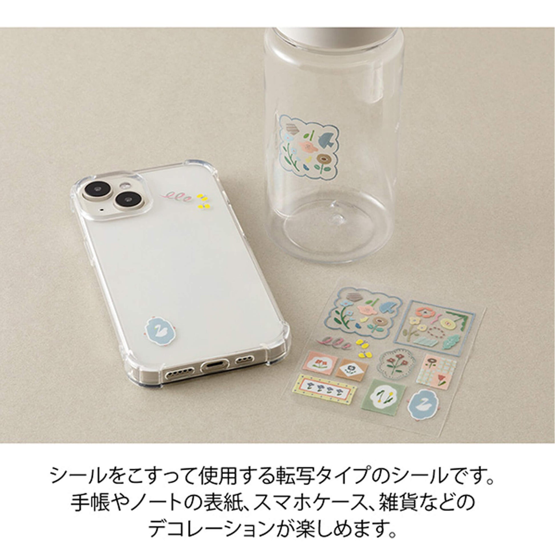 Midori Glossy Transfer Sticker - Tile Nordic - Transfer Stickers