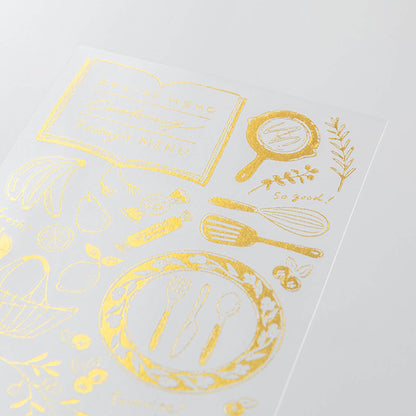 Midori Gold Foil Transfer Sticker - Kitchen - Transfer Stickers