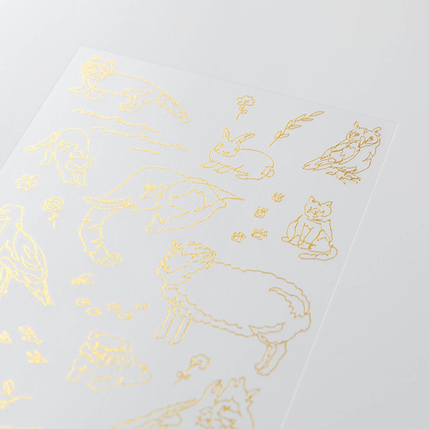 Midori Gold Foil Transfer Sticker - Land Creature - Transfer Stickers