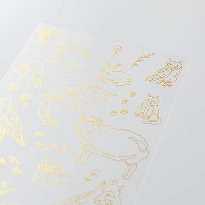 Midori Gold Foil Transfer Sticker - Land Creature - Transfer Stickers