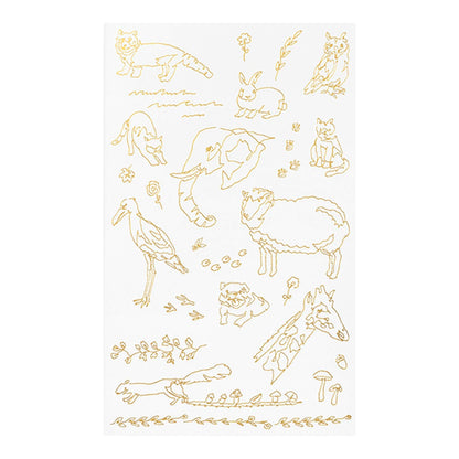 Midori Gold Foil Transfer Sticker - Land Creature - Transfer Stickers