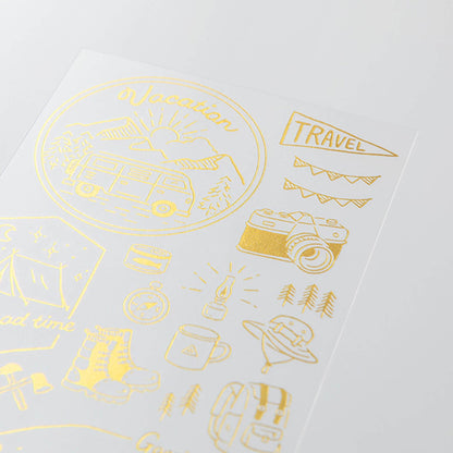 Midori Gold Foil Transfer Sticker - Outdoor - Transfer Stickers