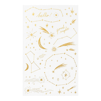 Midori Gold Foil Transfer Sticker - Star - Transfer Stickers