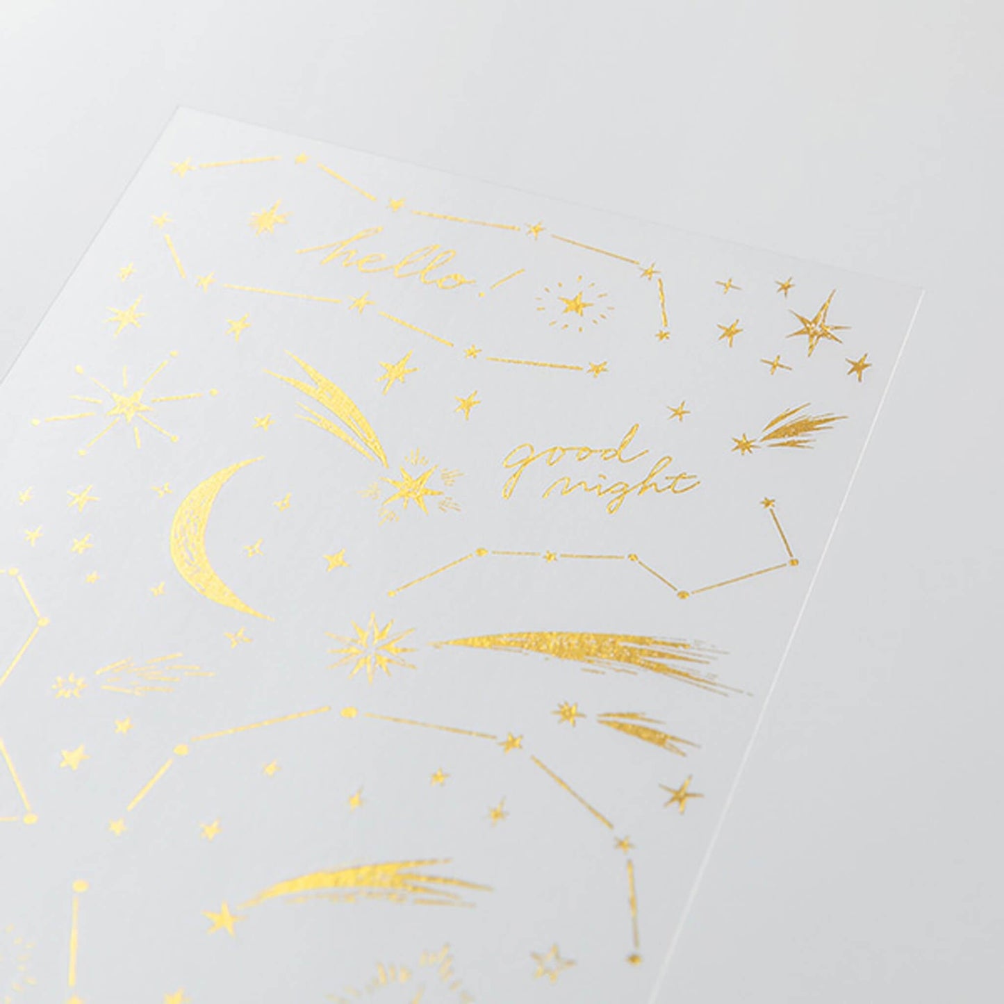 Midori Gold Foil Transfer Sticker - Star - Transfer Stickers