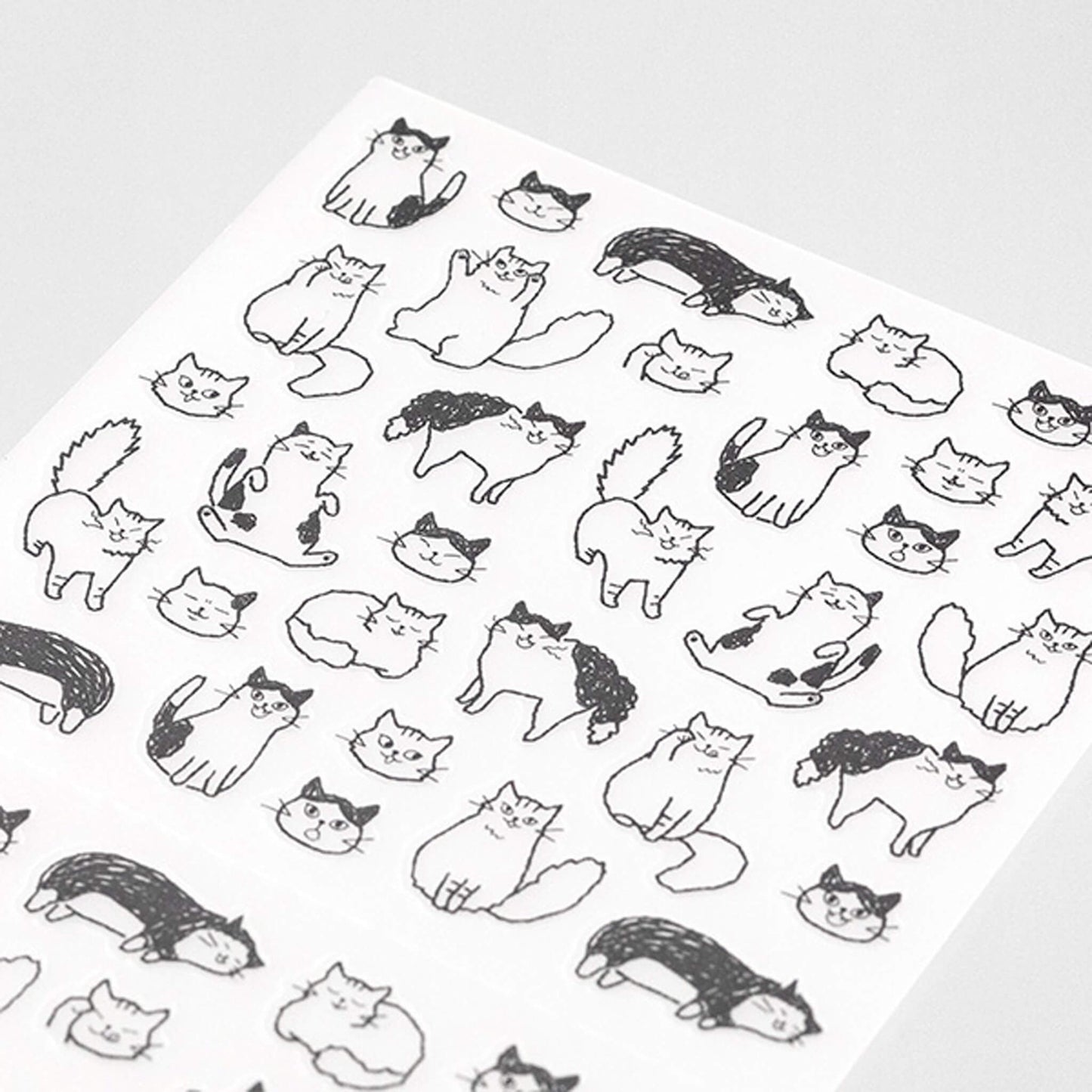 Midori Journal Sticker - Talking Cat - Sticker Sheets