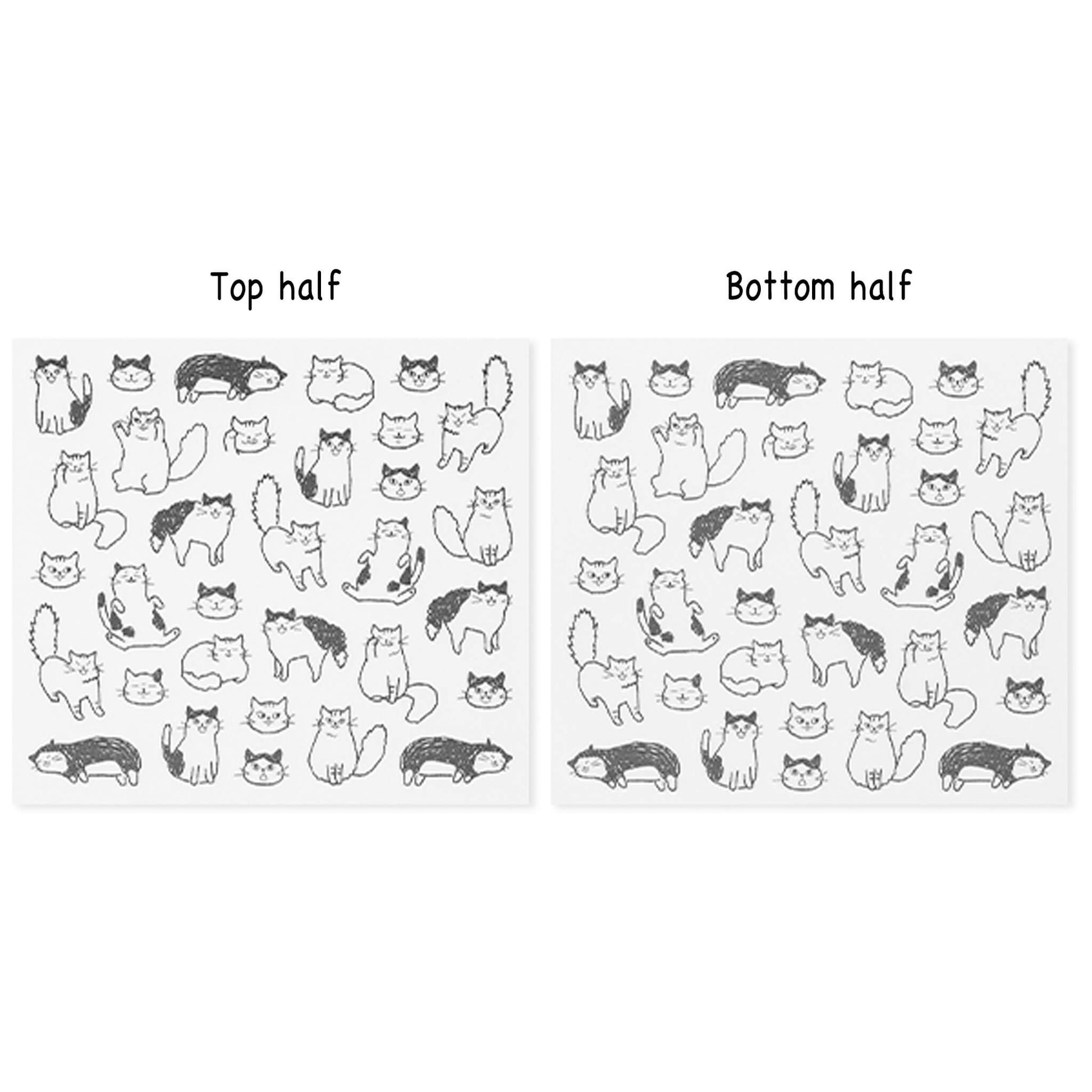 Midori Journal Sticker - Talking Cat - Sticker Sheets