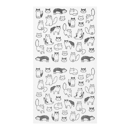 Midori Journal Sticker - Talking Cat - Sticker Sheets