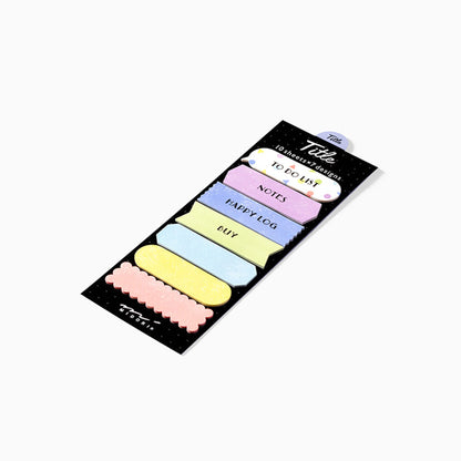 Midori Journal Sticky Notes - Colorful Title - Sticky Notes