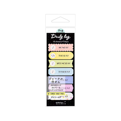 Midori Journal Sticky Notes - Daily Log - Sticky Notes