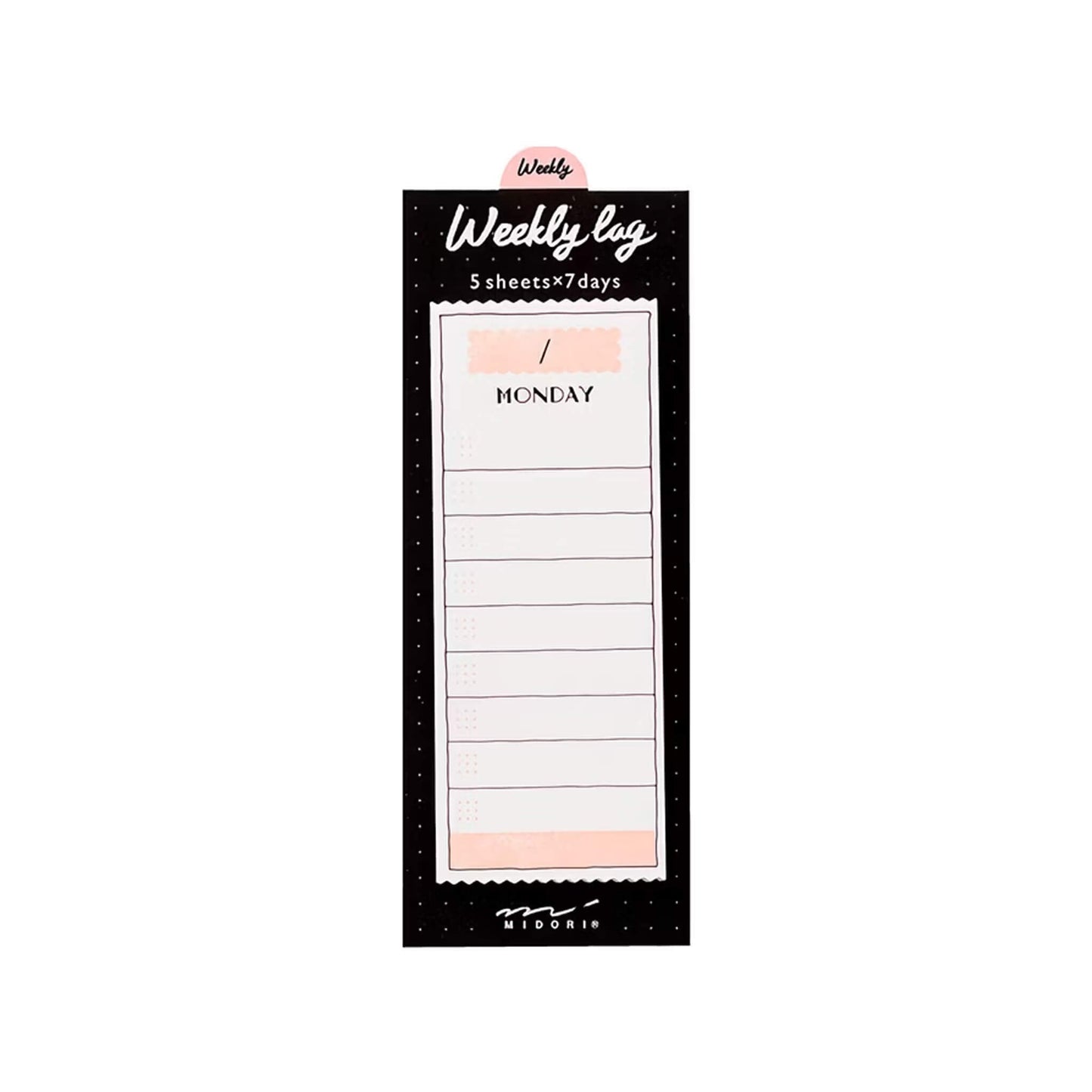 Midori Journal Sticky Notes - Weekly Log - Sticky Notes