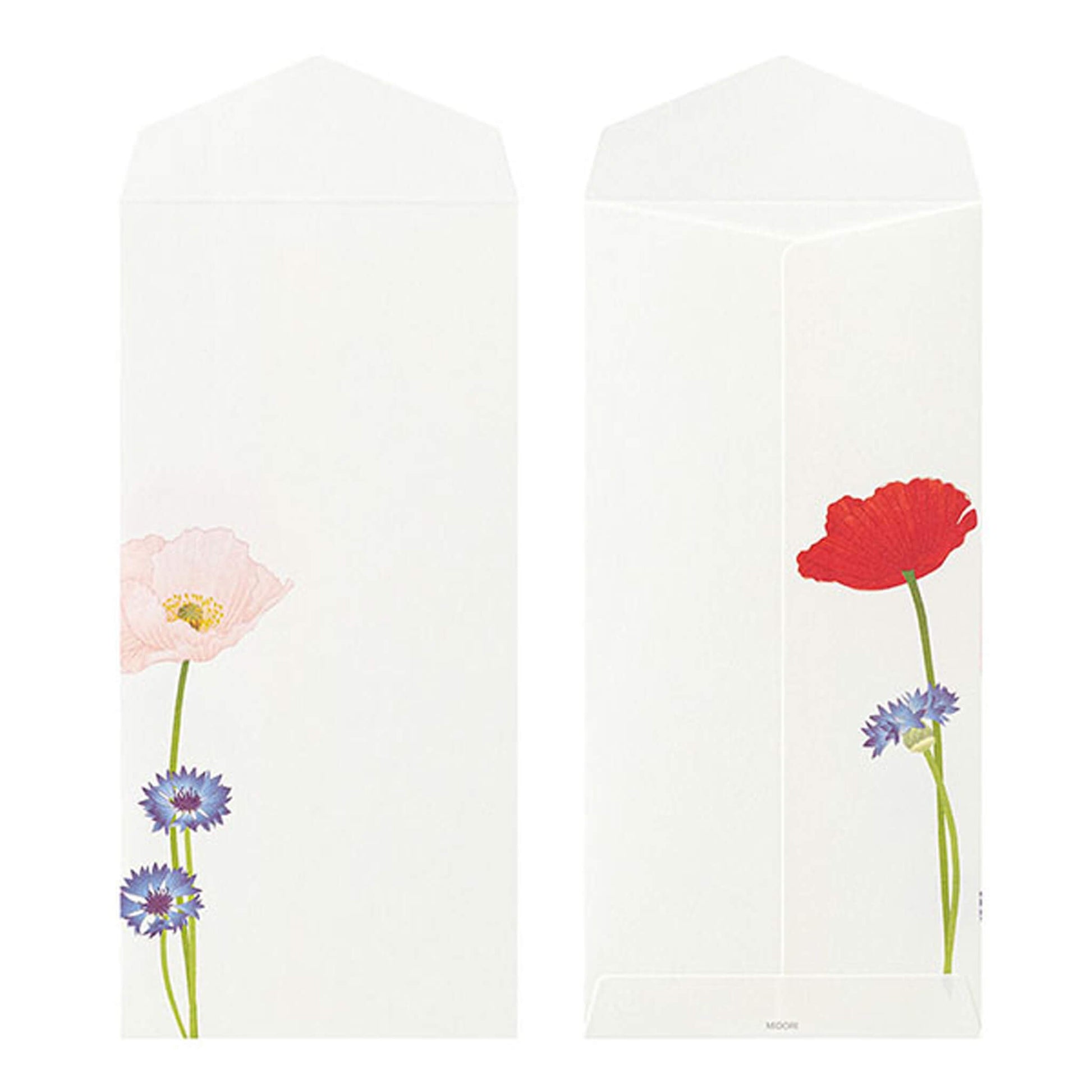 Midori Kami Series Envelope - Poppy | 4 Designs - Envelopes