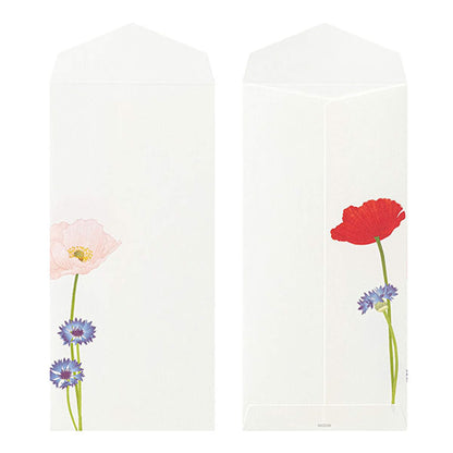 Midori Kami Series Envelope - Poppy | 4 Designs - Envelopes