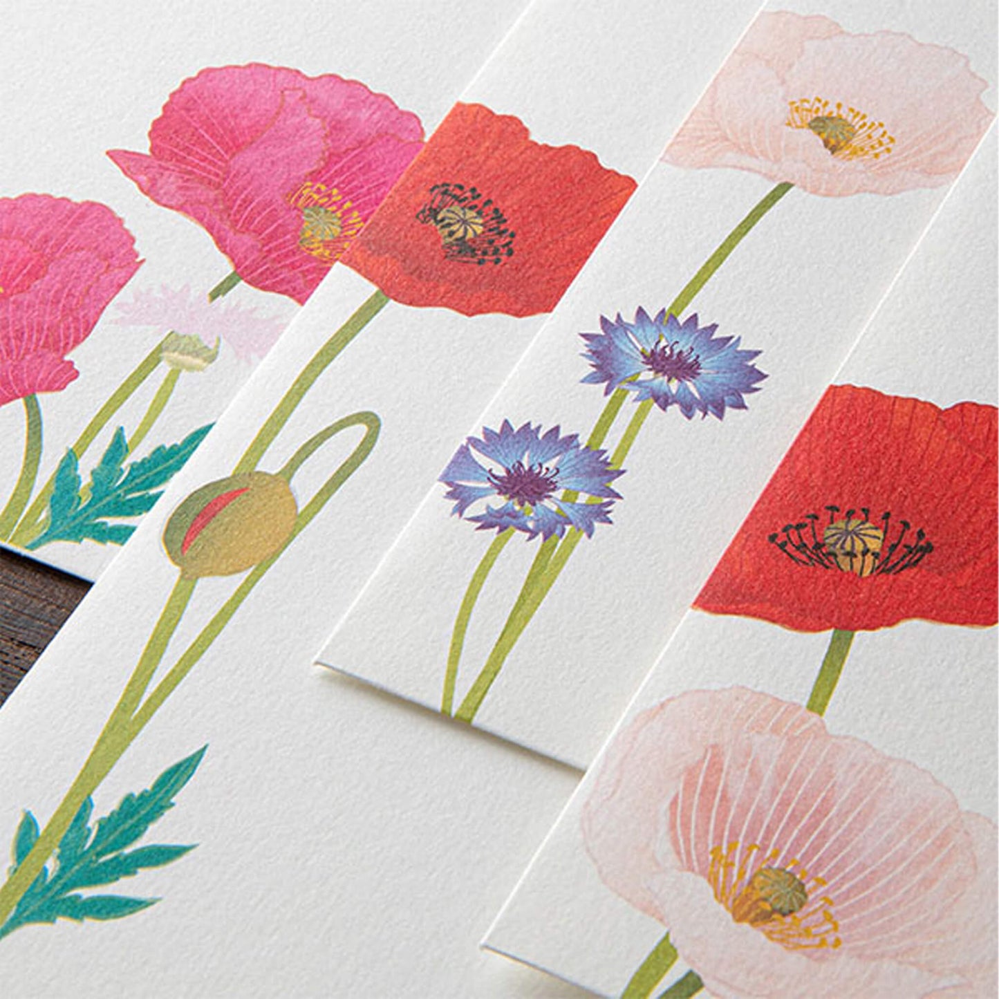 Midori Kami Series Envelope - Poppy | 4 Designs - Envelopes
