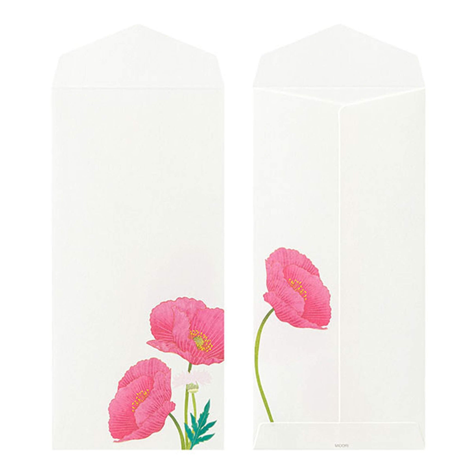 Midori Kami Series Envelope - Poppy | 4 Designs - Envelopes