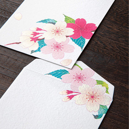 Midori Kami Series Envelope - Sakura | Silkscreen Print - Envelopes