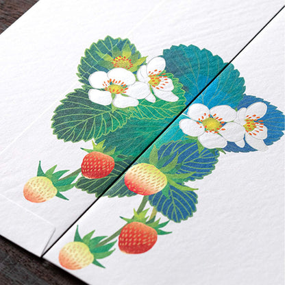 Midori Kami Series Envelope - Strawberry S2 | Foil Stamping - Envelopes