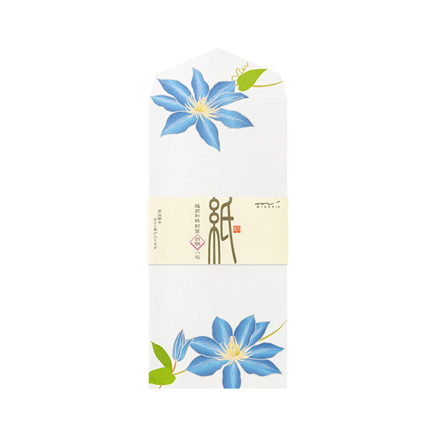 Midori Kami Series Envelope - Summer Flowers S5 | 4 Designs - Envelopes