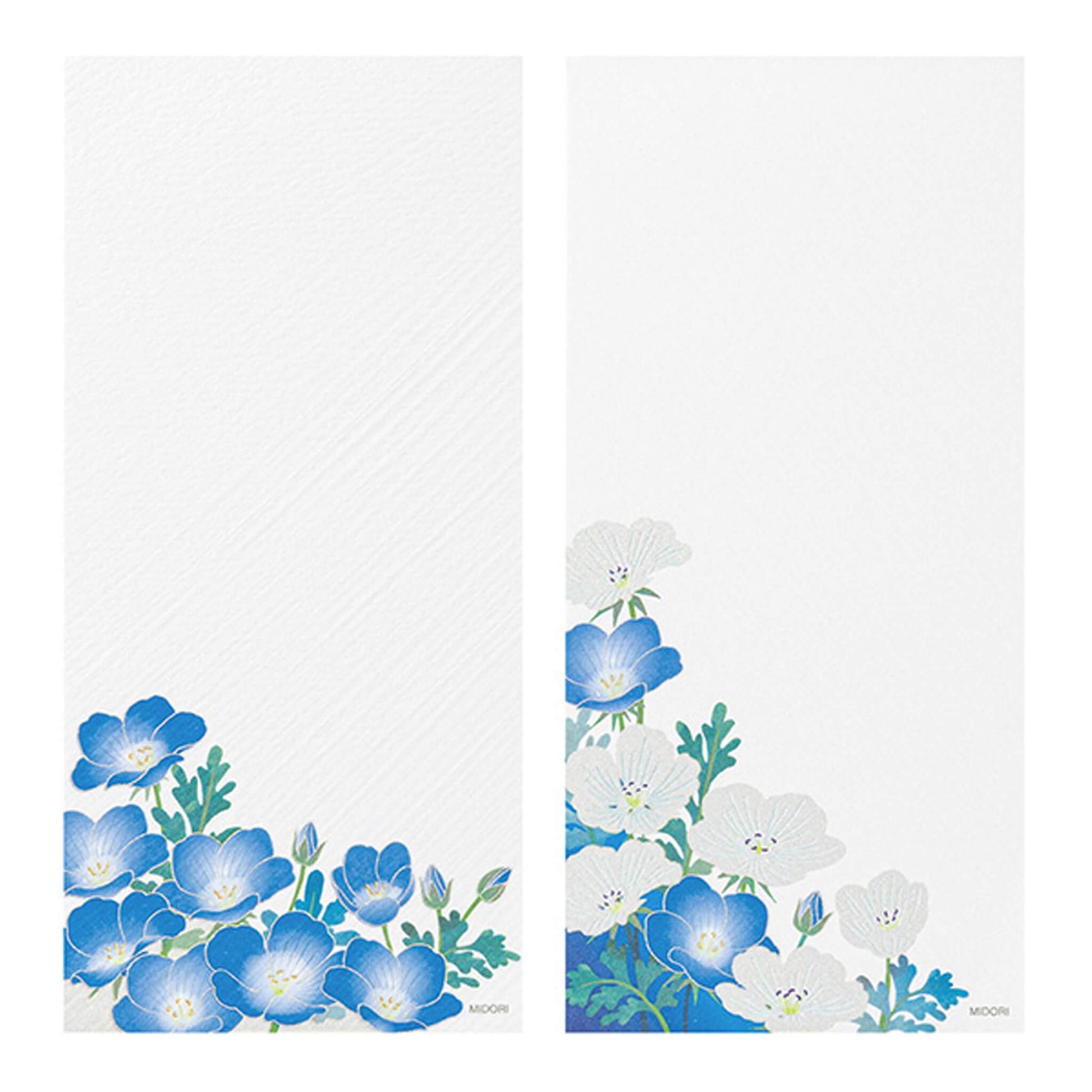 Midori Kami Series Ippitsusen - Nemophila | Silkscreen Print - Ippitsusen