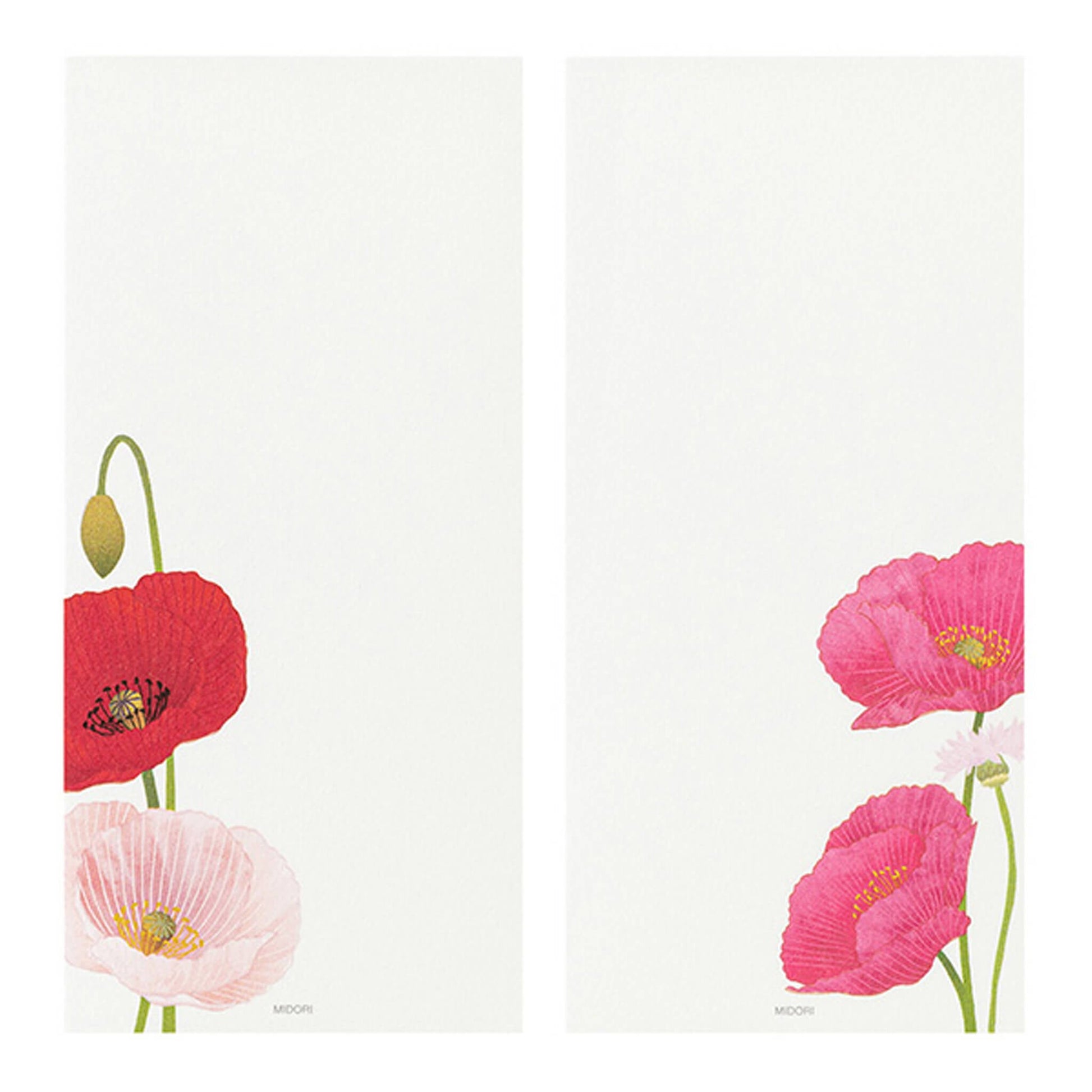Midori Kami Series Ippitsusen - Poppy | 4 Designs - Ippitsusen