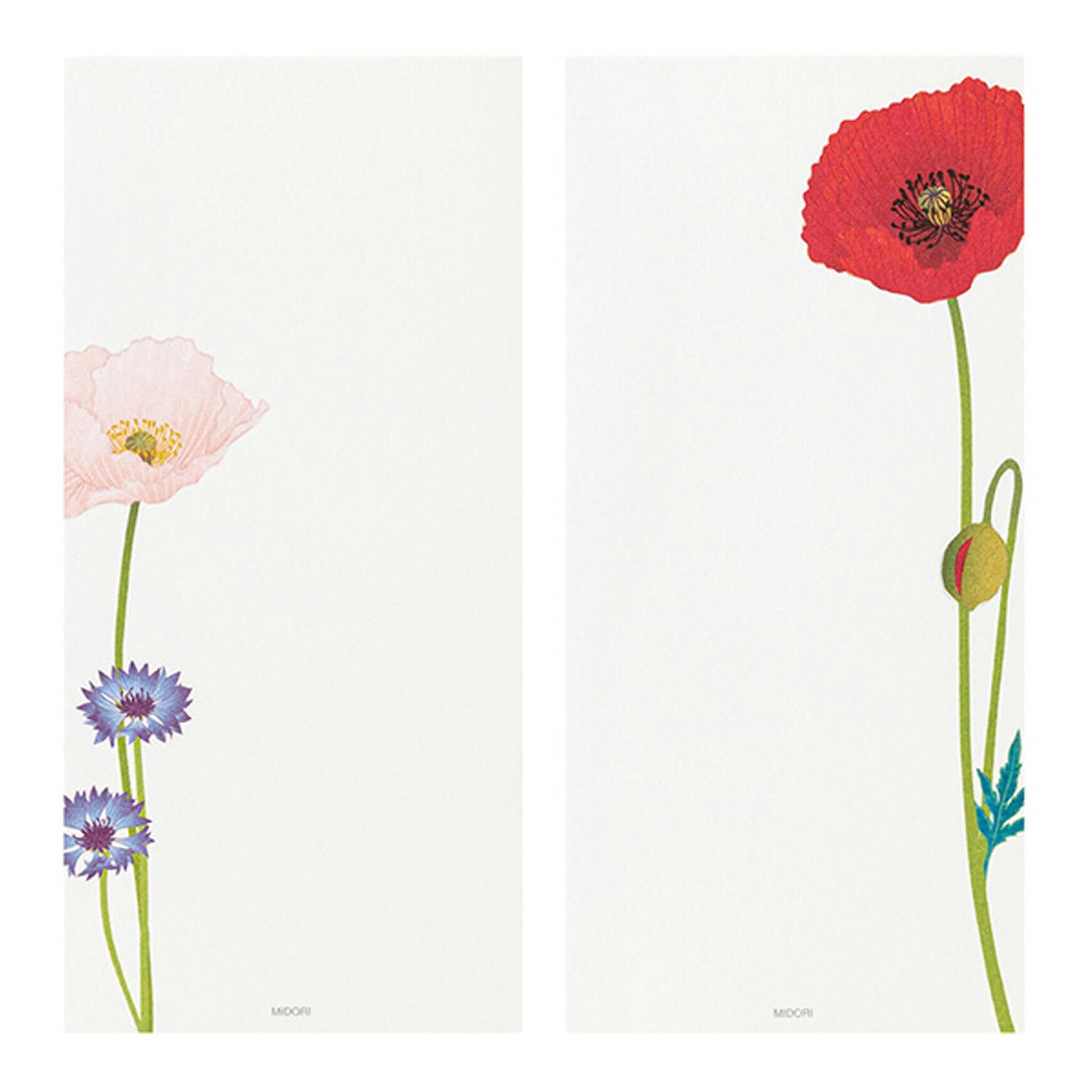 Midori Kami Series Ippitsusen - Poppy | 4 Designs - Ippitsusen