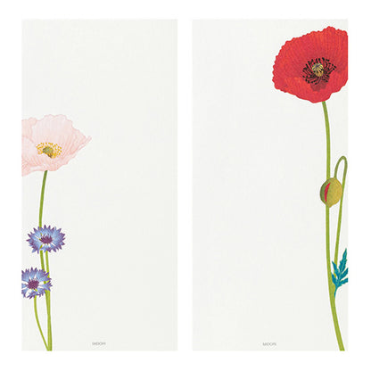 Midori Kami Series Ippitsusen - Poppy | 4 Designs - Ippitsusen