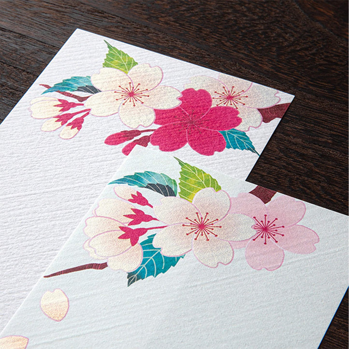 Midori Kami Series Ippitsusen - Sakura | Silkscreen Print - Ippitsusen