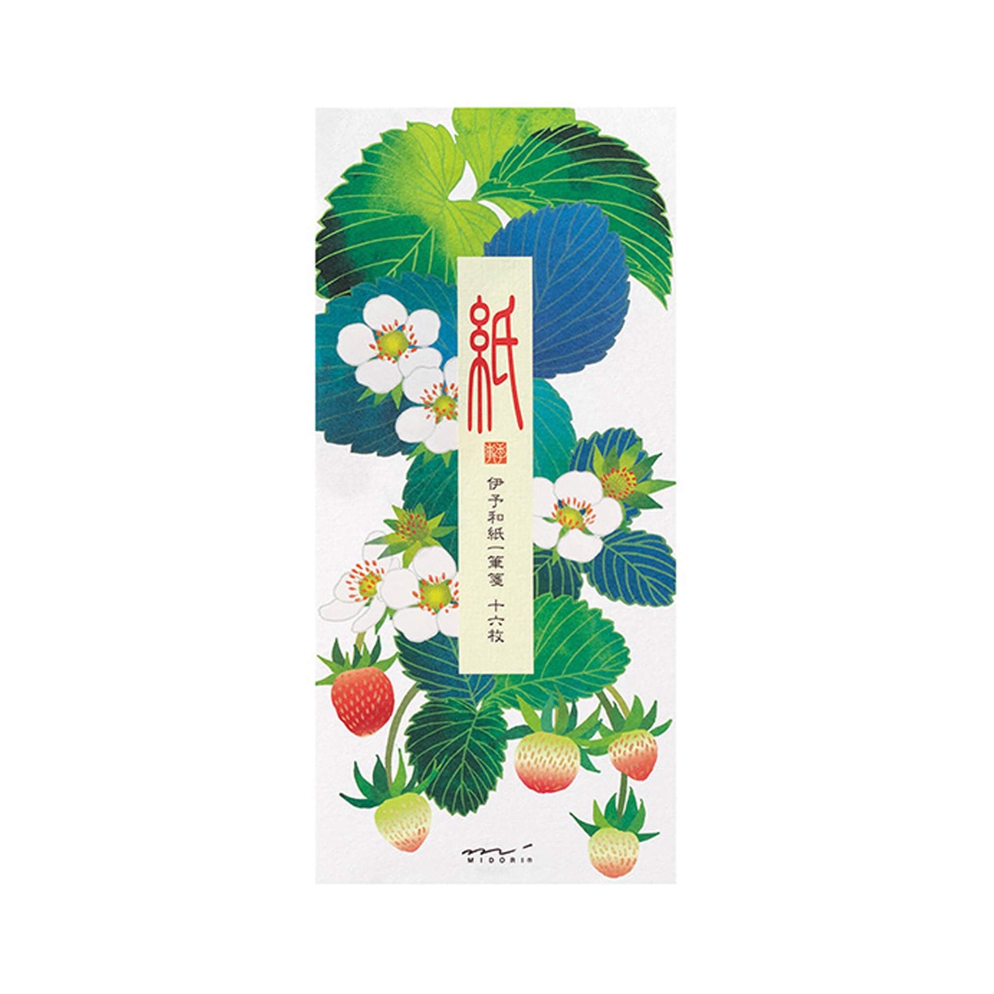 Midori Kami Series Ippitsusen - Strawberry S2 | Foil Stamping - Ippitsusen