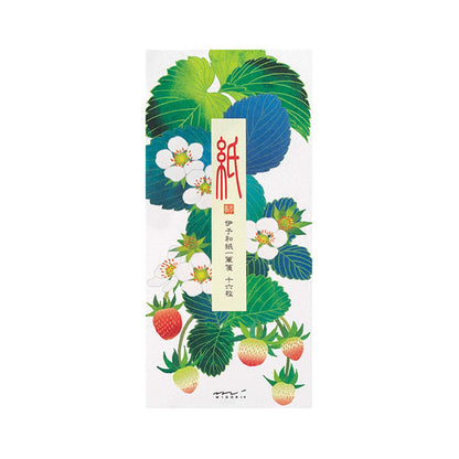 Midori Kami Series Ippitsusen - Strawberry S2 | Foil Stamping - Ippitsusen