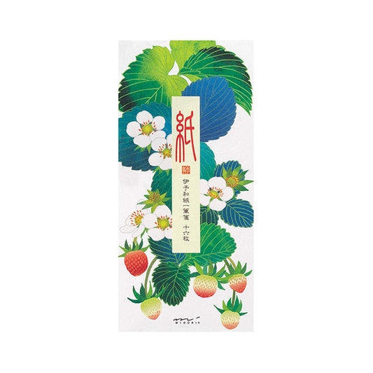 Midori Kami Series Ippitsusen - Strawberry S2 | Foil Stamping - Ippitsusen