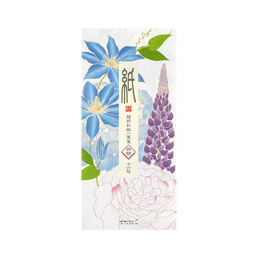 Midori Kami Series Ippitsusen - Summer Flowers S5 | 4 Designs - Ippitsusen
