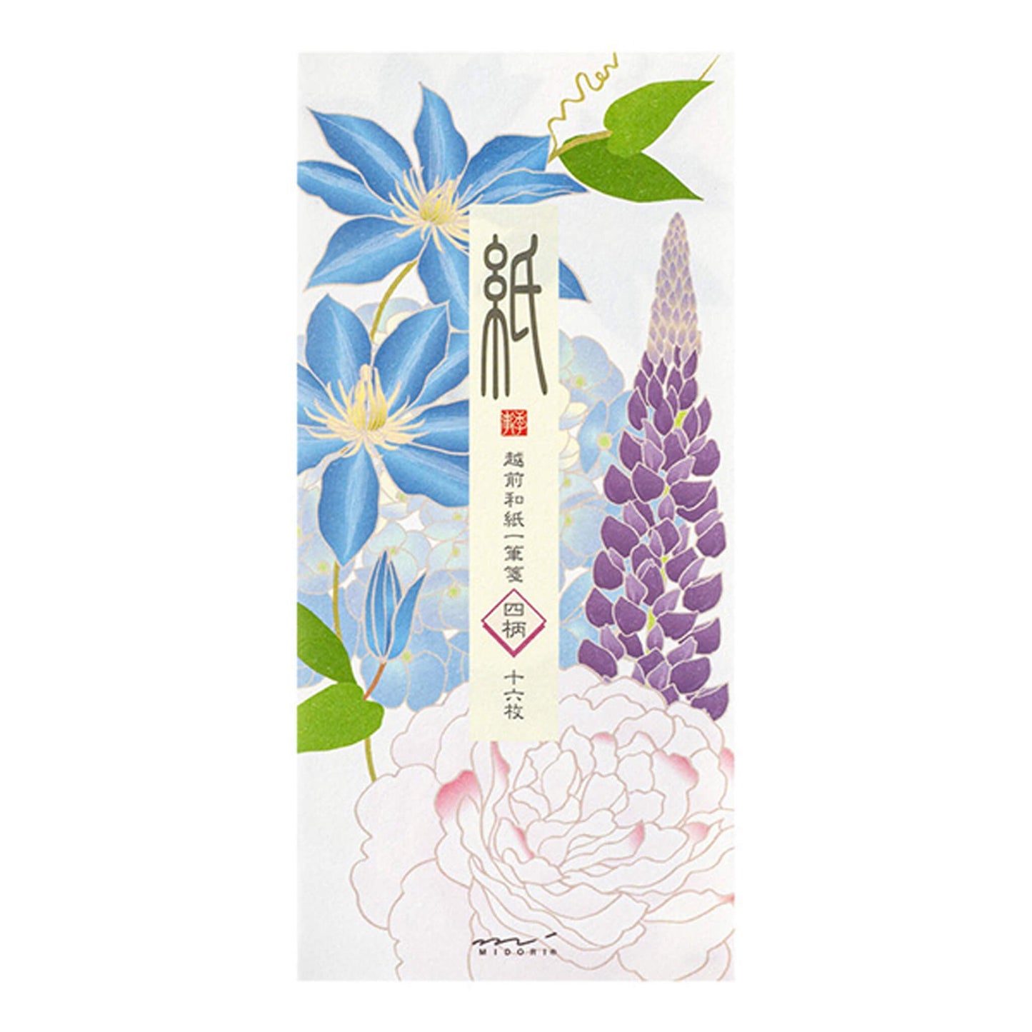 Midori Kami Series Ippitsusen - Summer Flowers S5 | 4 Designs - Ippitsusen