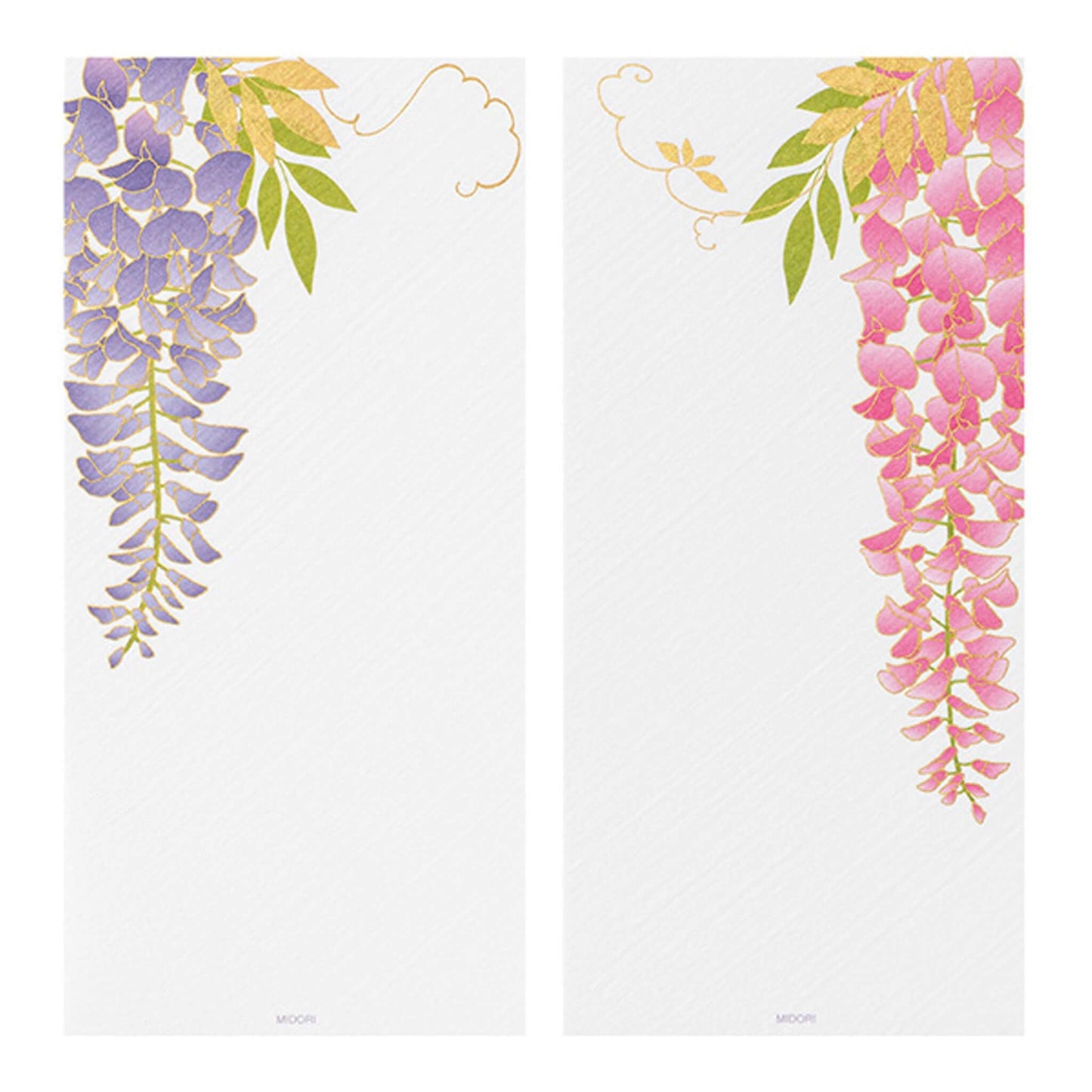 Midori Kami Series Ippitsusen - Wisteria S2 | Silkscreen Print - Ippitsusen