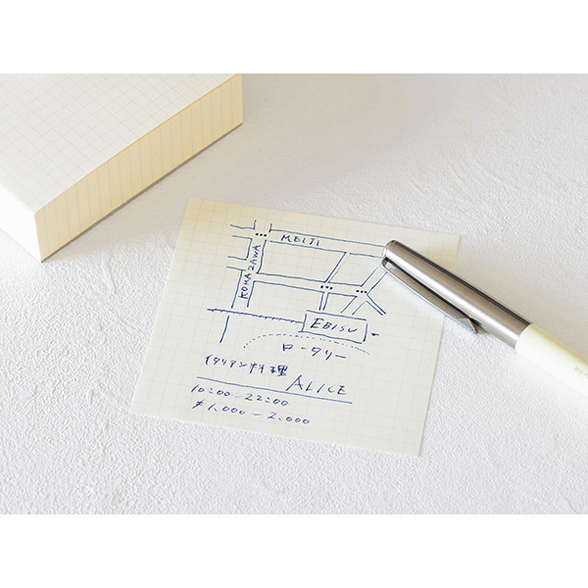 Midori MD Block Memo Pad Grid - Memo Pads