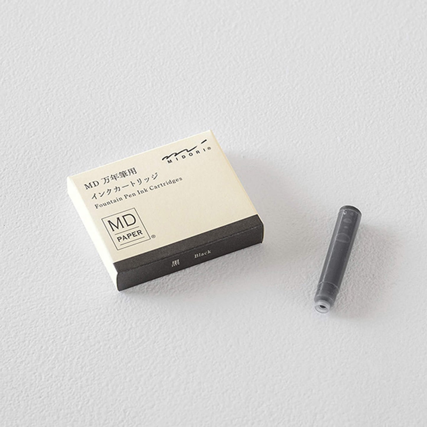 Midori MD Fountain Pen Ink Cartridge - Black - Ink Cartridge