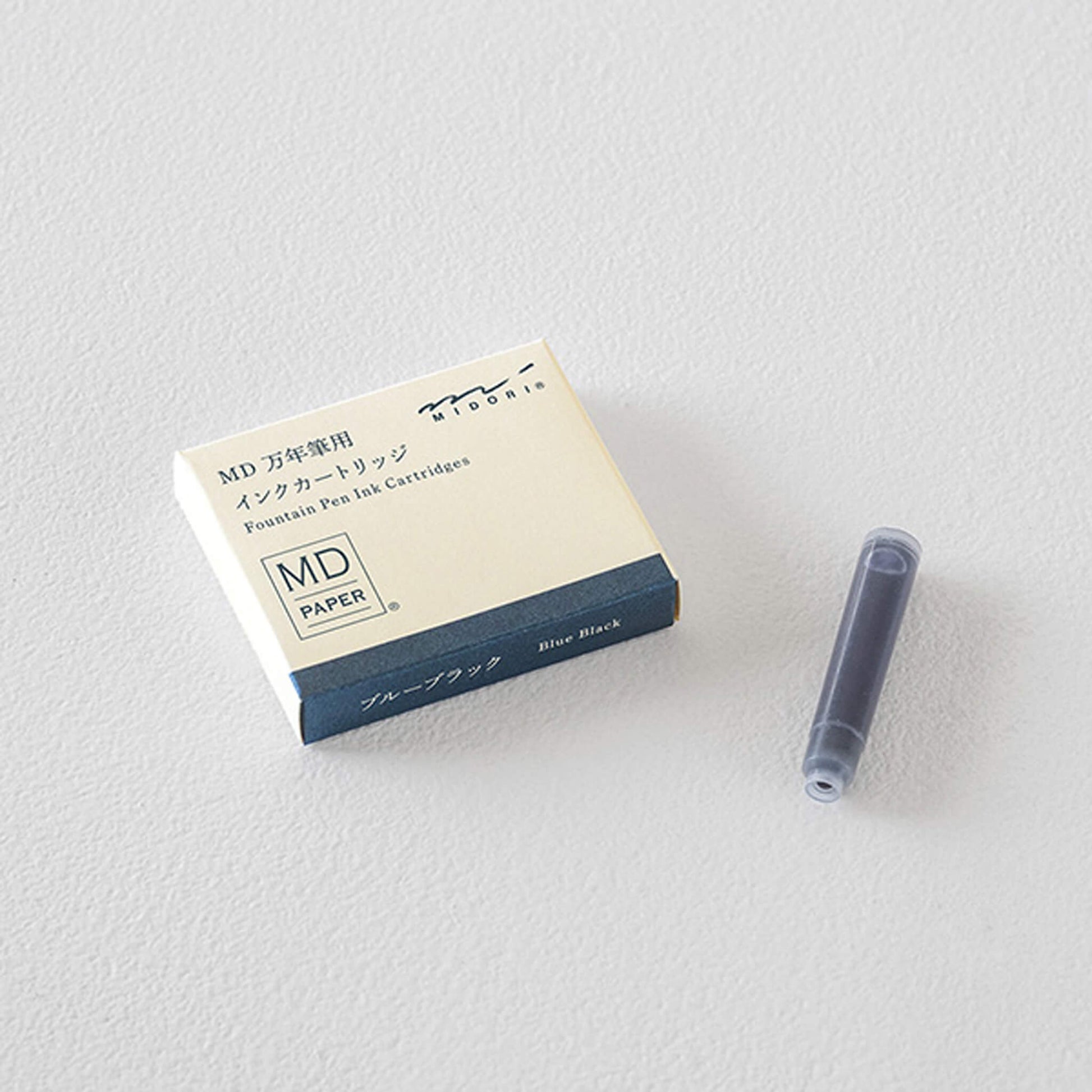 Midori MD Fountain Pen Ink Cartridge - Blue - black - Ink Cartridge