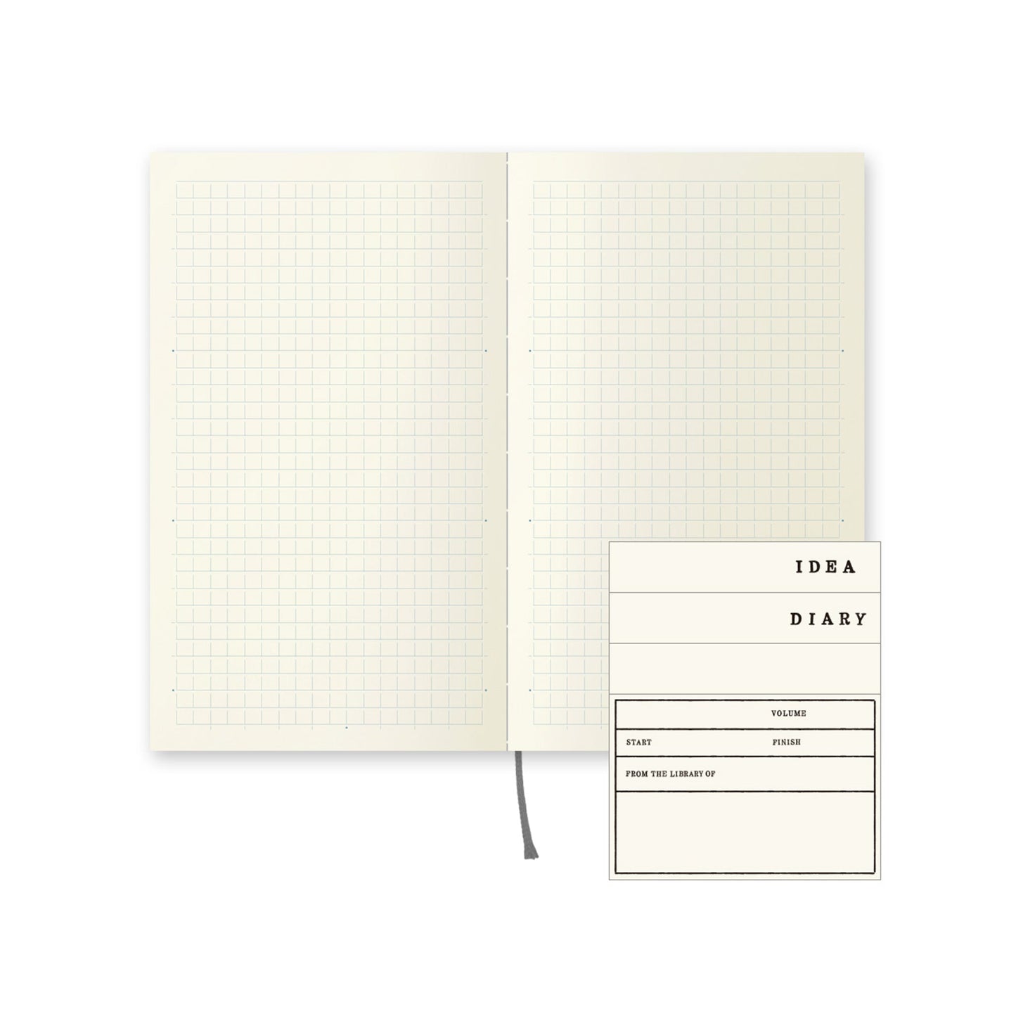 Midori MD Notebook [B6 Slim] Grid - Notebooks