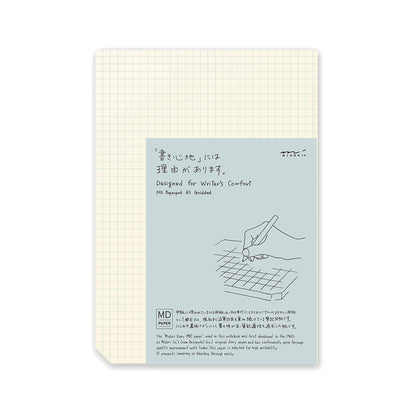 Midori MD Paper Pad [A5] Grid - Notepads