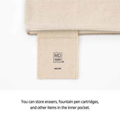Midori MD Pencase Kurashiki Canvas - Pen Cases