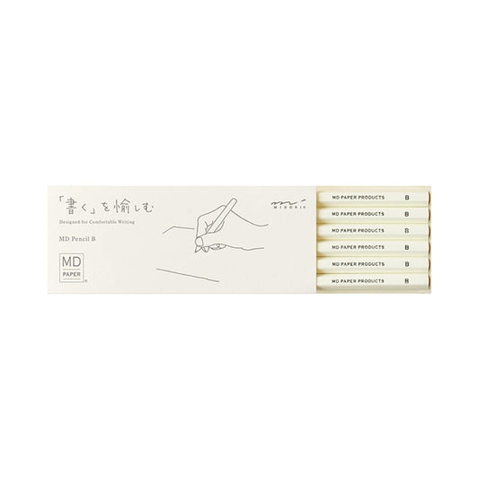 Midori MD Pencil 6 - pc Set B - Wooden Pencils