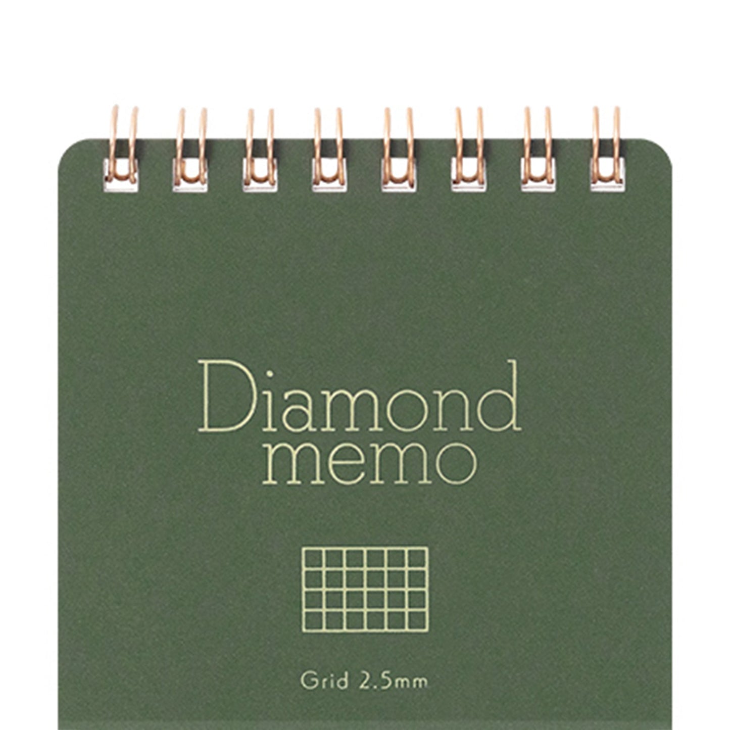 Midori Memo Diamond Green - M Size 2.5mm Grid (Limited) - Notepads