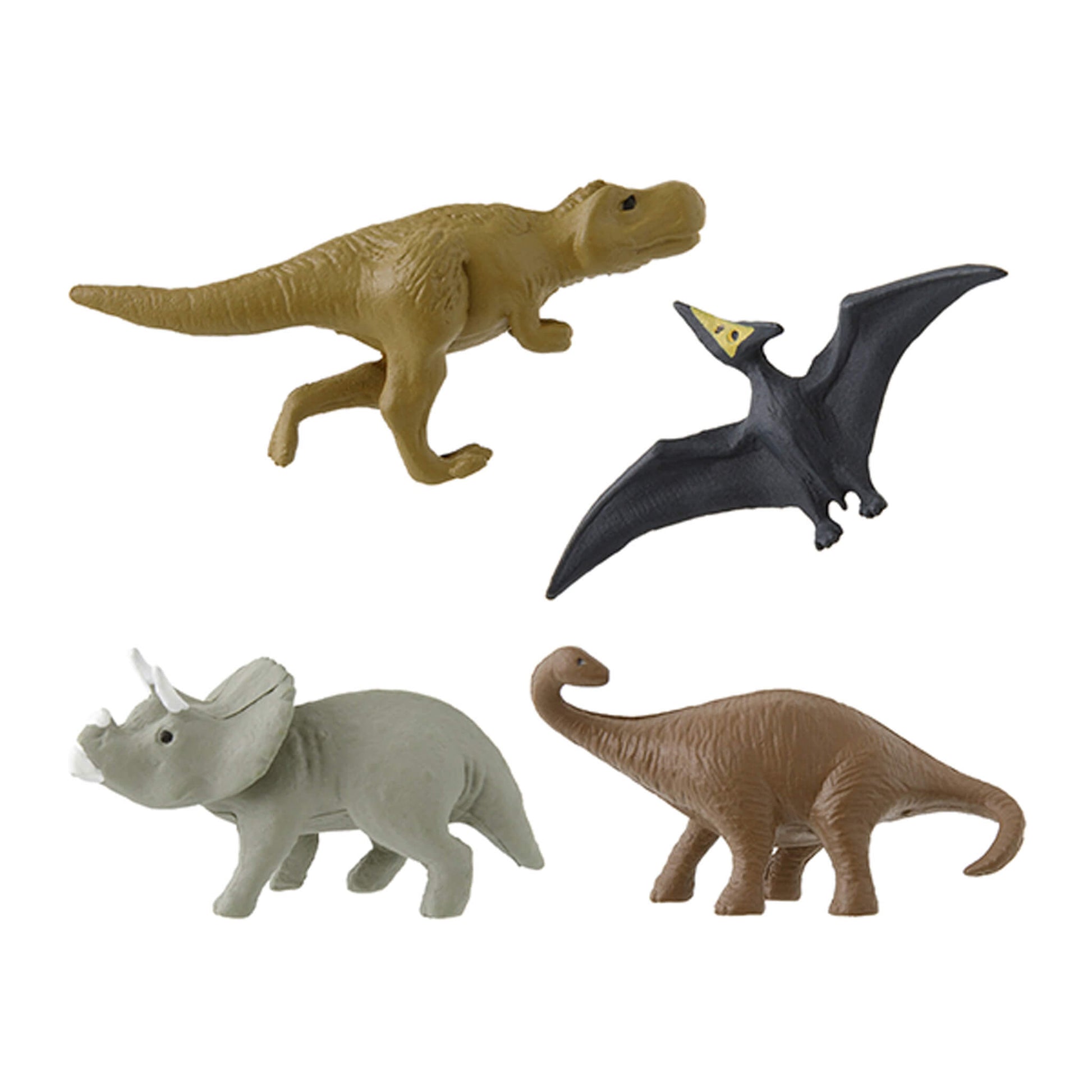Midori Miniature Magnets 4 - pc Set Dinosaur B - Magnets