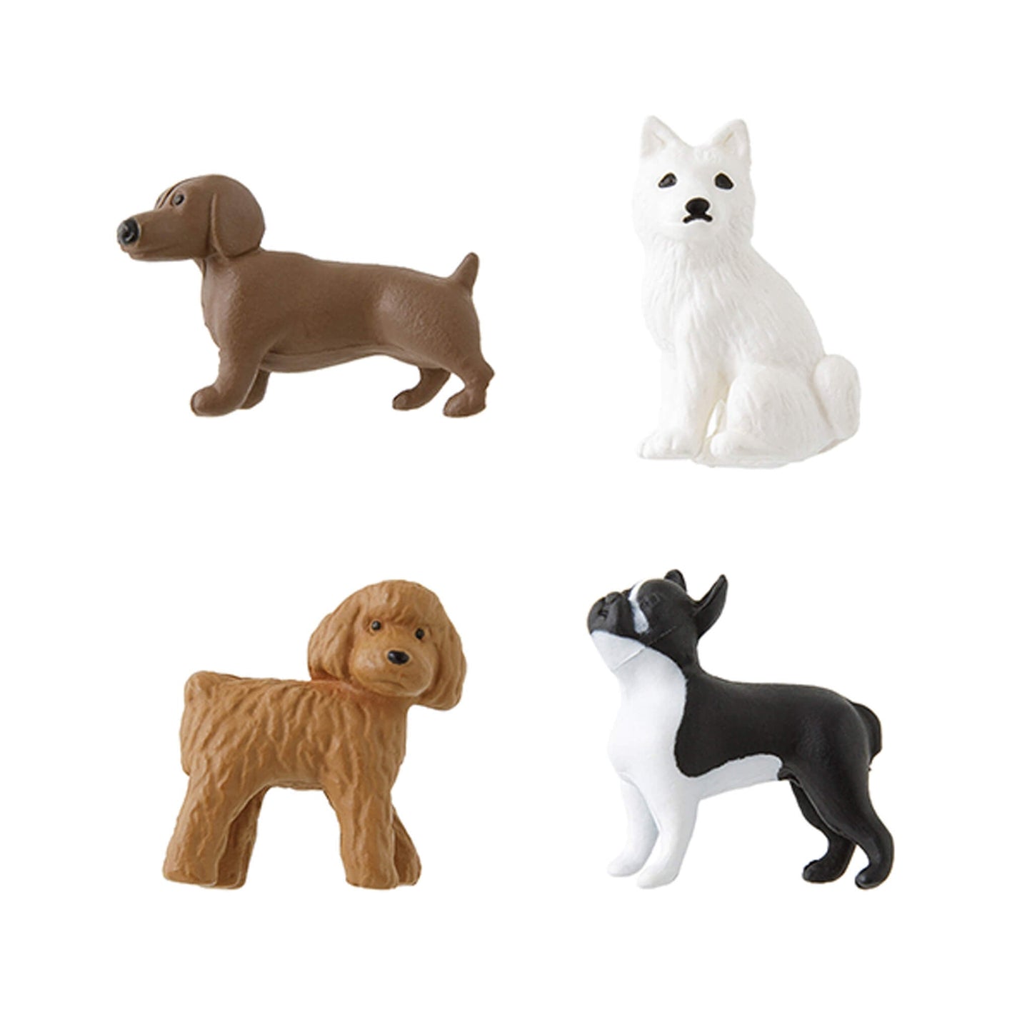 Midori Miniature Magnets 4 - pc Set Dog B - Magnets