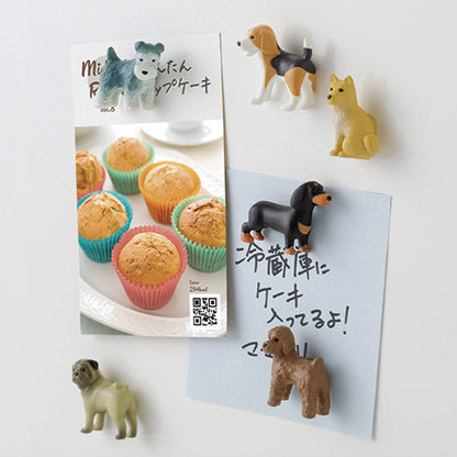 Midori Miniature Magnets 6 - pc Set Dog C - Magnets
