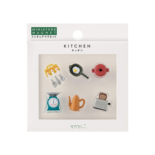 Midori Miniature Magnets 6 - pc Set Kitchen C - Magnets